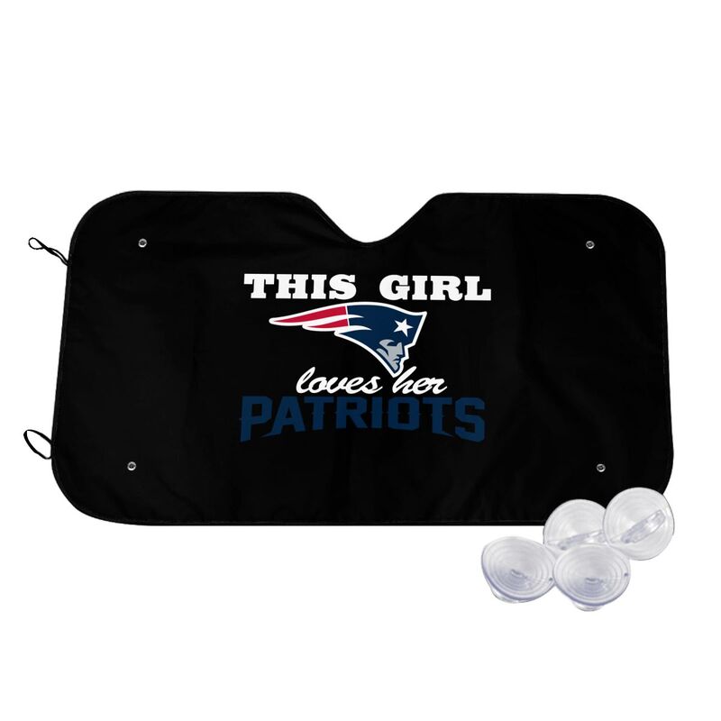 New England Patriots Printing multi size car front windshield sunshade car windshield sunshade
