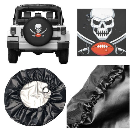 Tampa Bay Buccaneers car dustproof sunscreen tyre protective cover Tyre protective cover