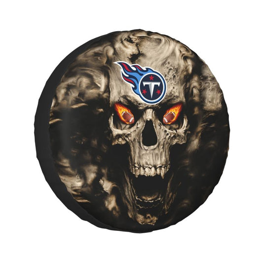 Tennessee Titans print Skull print car tire cover tire dust cover