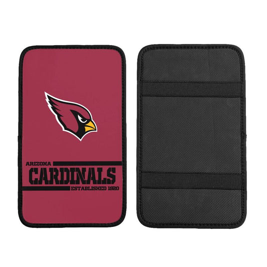 Arizona Cardinals Printed car armrest box pad Protective pad