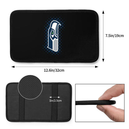 Seattle Seahawks Printed car armrest box cushion armrest protective cover
