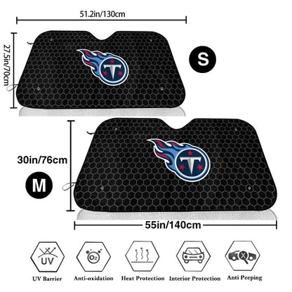 Tennessee Titans Printed is suitable front Car windshield sunshades Car windshield sunshades