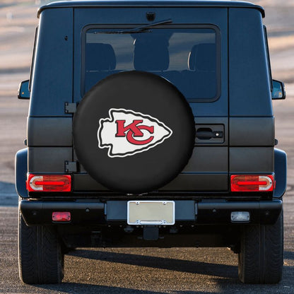 Kansas City Chiefs Car tire protection cover spare tire waterproof and dustproof cover