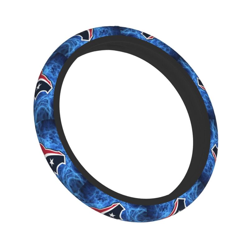 Houston Texans Printed breathable elastic steering wheel cover anti slip cover