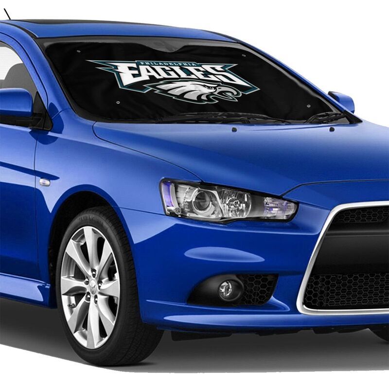 Philadelphia Eagles 2 Printed car windshield sunshade (multi size)  front windshield sunshade