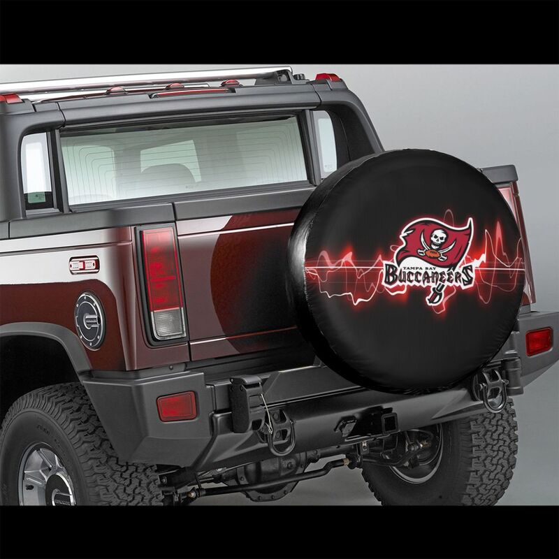 Tampa Bay Buccaneers 7 Printing tire protection cover car sun protection tire protection covers