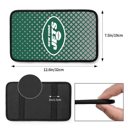 New York Jets Car handrail box cushion Personalized printed car armrest cover