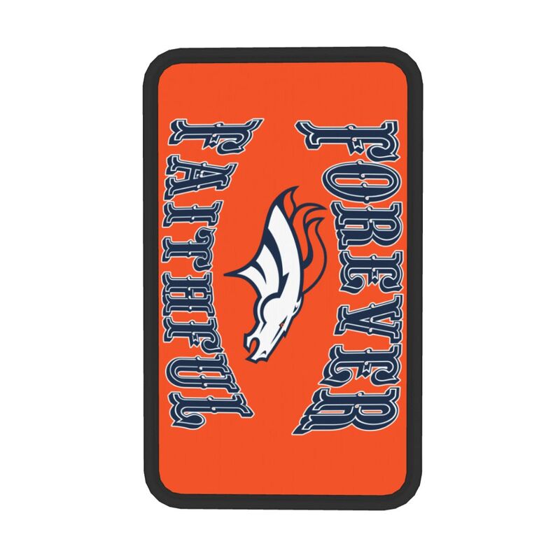 Denver Broncos Print car armrest box cover armrest protective cover