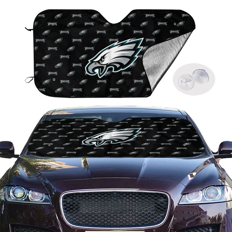 Philadelphia Eagles Printed is suitable for front Car windshield sunshades Car windshield sunshades