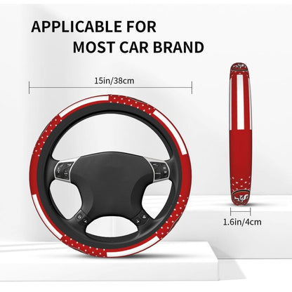 San Francisco 49ers 5 Printed breathable elastic steering wheel anti slip cover