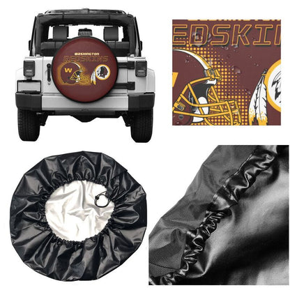 Washington Redskins Print car tire protection cover car spare tire dust protection covers