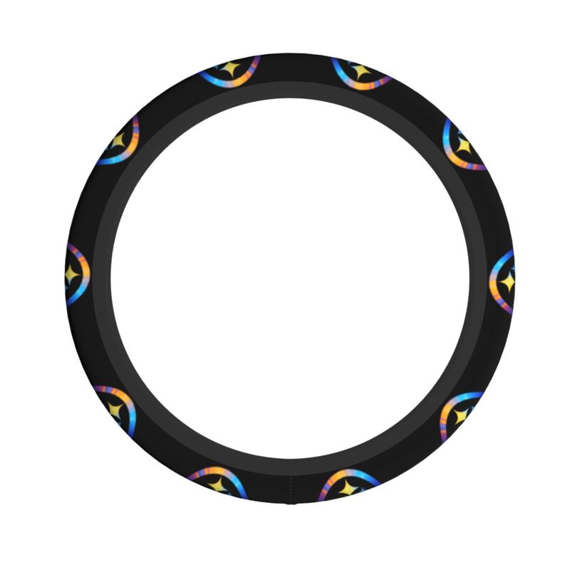 Pittsburgh Steelers 2 Printed elastic steering wheel cover anti slip breathable
