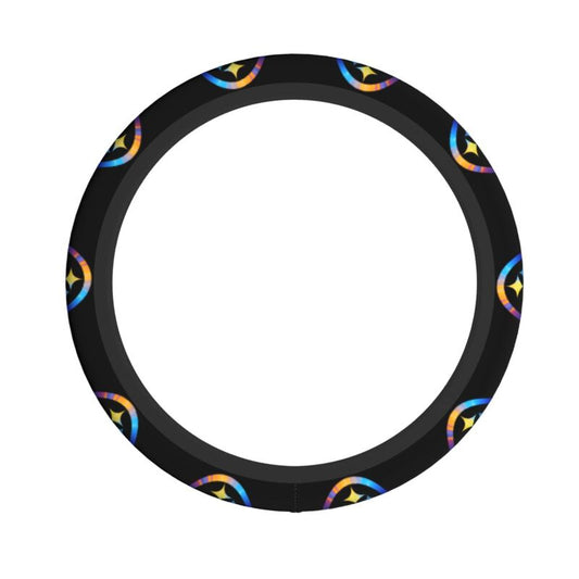 Pittsburgh Steelers 2 Printed elastic steering wheel cover anti slip breathable