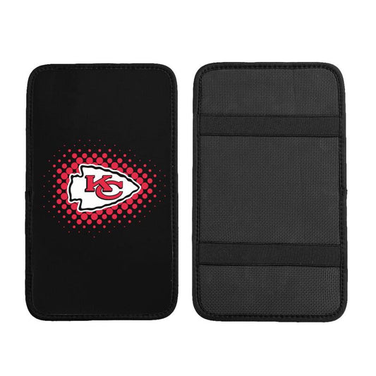 Kansas City Chiefs Printed car armrest box cushion armrest protective cover