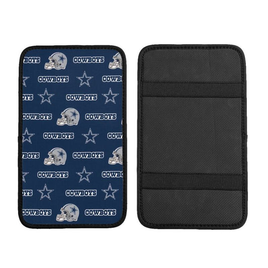 Car armrest box pad Dallas Cowboys6 Printed central armrest box pad anti slip pad