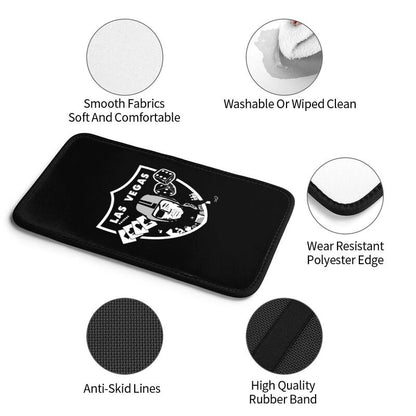 Car armrest box pad Las Vegas Raiders Printed center armrest box pad protective pad