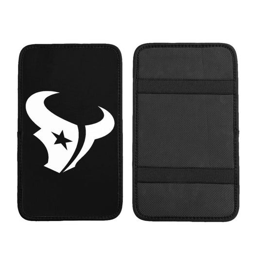 Car armrest box pad Houston Texans2 Printed central armrest box pad anti slip pad
