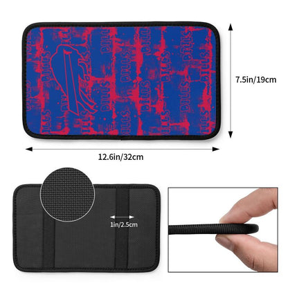 Buffalo Bills print Car armrest box protective cover car center console armrest pad