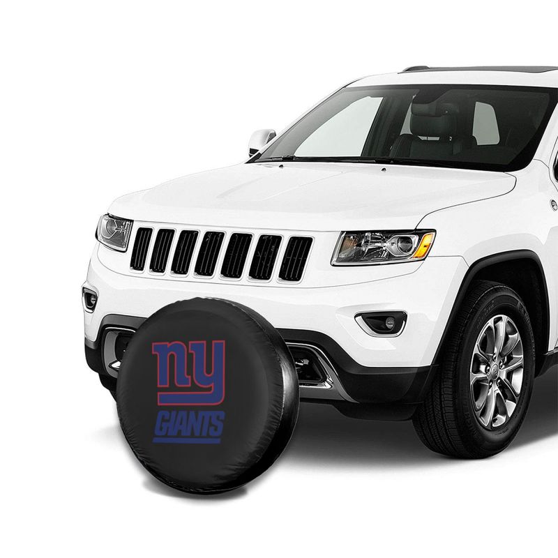 New York Giants 2 Car tire protective cover waterproof and dustproof tire cover