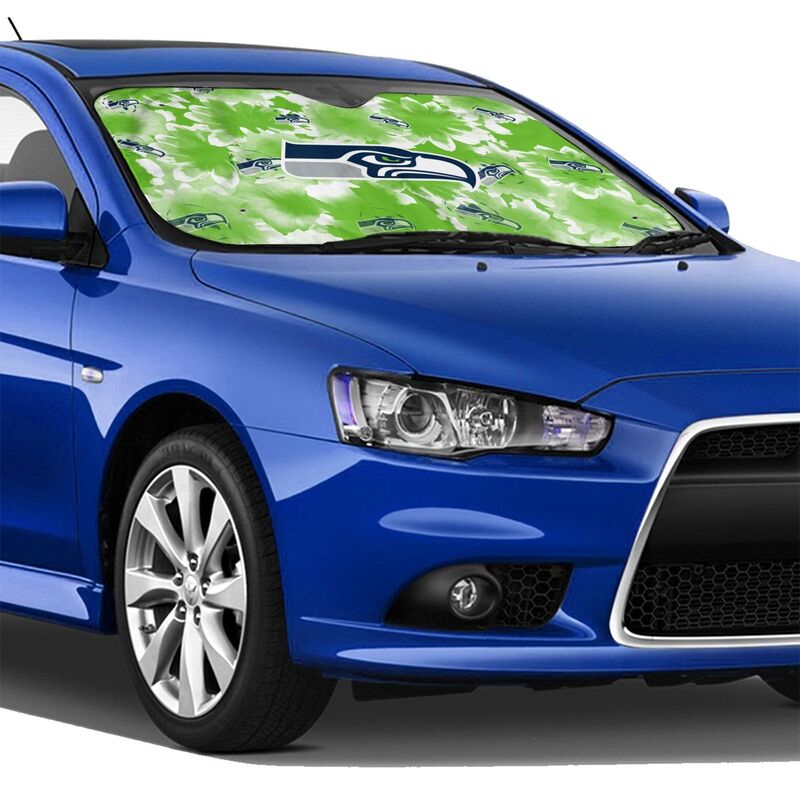 Seattle Seahawks Printed multi size car front windshield sunshade car windshield sunshade