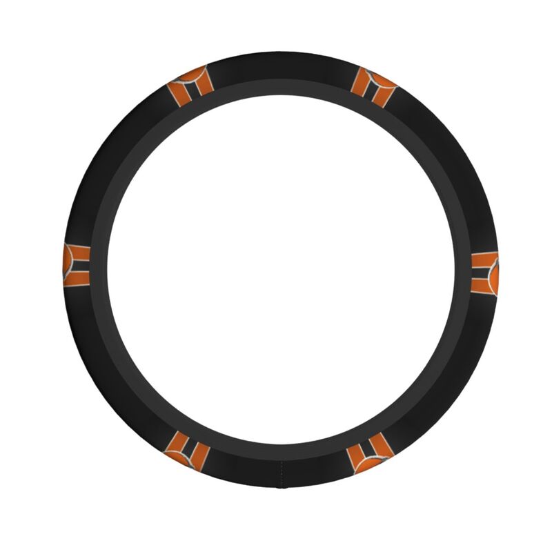 Cleveland Browns 2 Printed car anti-skid cover elastic steering wheel cover