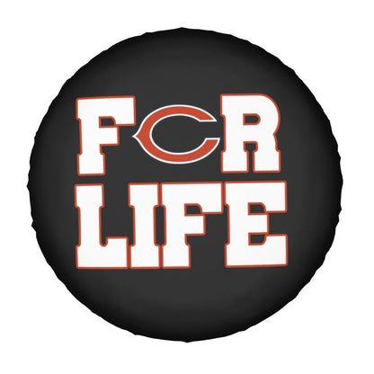 Chicago Bears Printing tire protection cover car spare tire dust protection cover