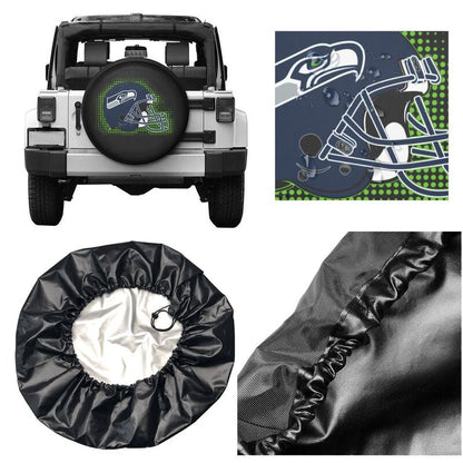 Seattle Seahawks Printing tire protection covers car sun protection tire protection cover