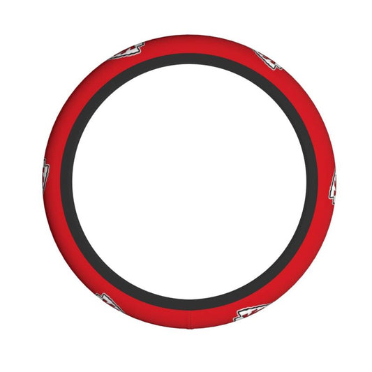 Kansas City Chiefs 1 Printed breathable elastic steering wheel anti slip cover