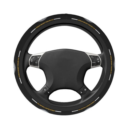 Pittsburgh Steelers 4 Printed breathable elastic steering wheel anti slip cover