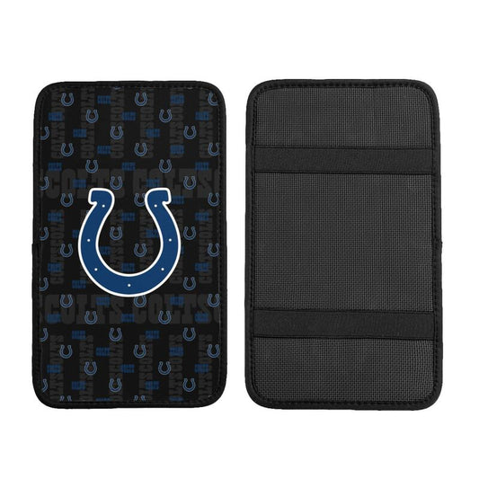 Indianapolis Colts printed Car handrail cushion Personalized car armrest cover