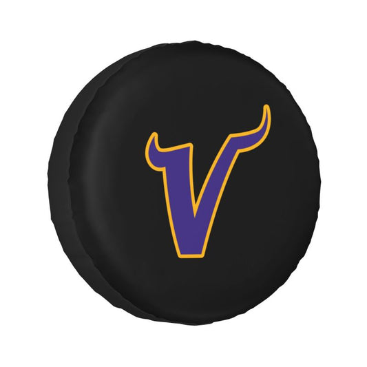Minnesota Vikings 2 Car tire protective cover waterproof and dustproof tire cover