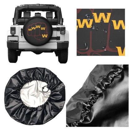 Washington Redskins Print tire protection cover car spare tire dust protection covers