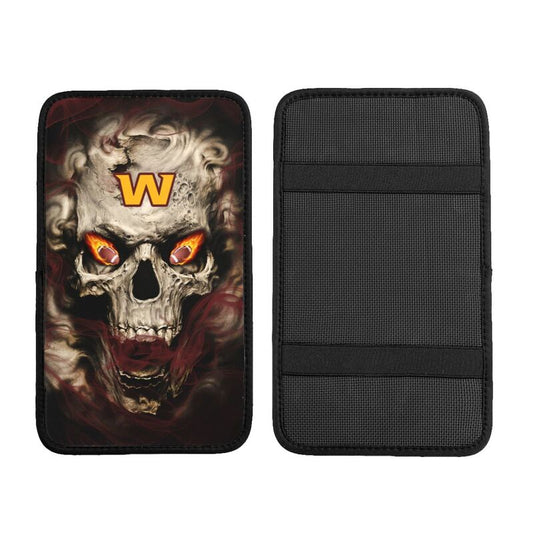 Washington Commanders Printed car armrest box pad elbow support anti slip pad