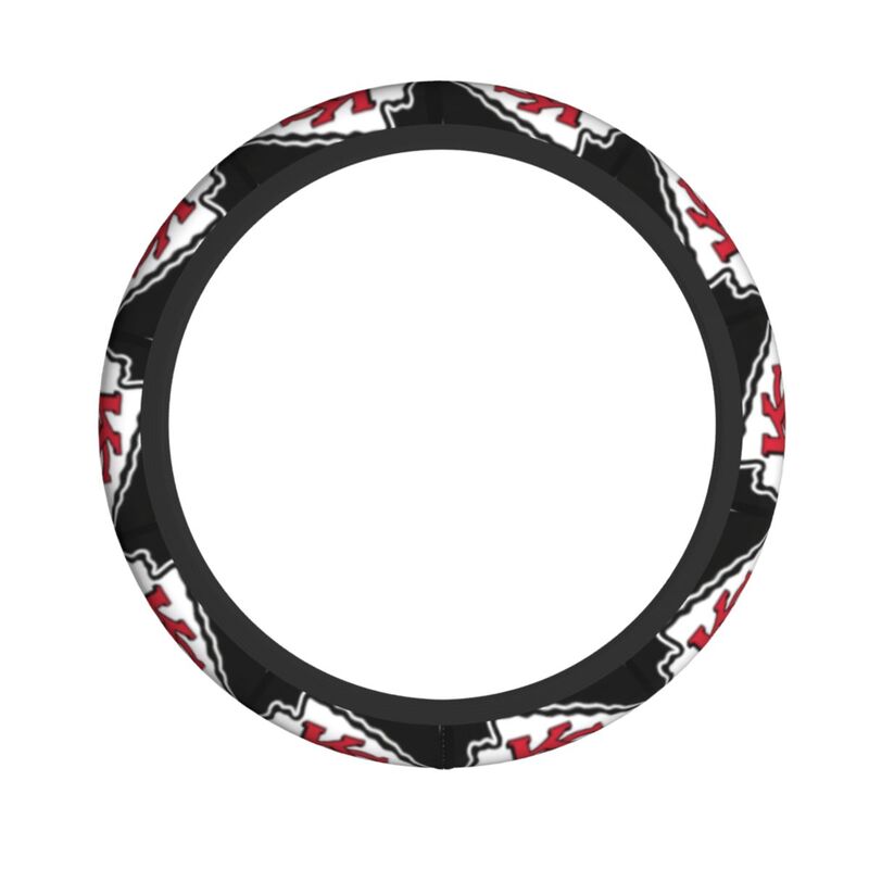 Kansas City Chiefs Printed breathable anti slip cover elastic steering wheel cover
