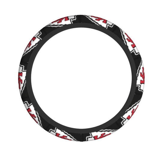 Kansas City Chiefs Printed breathable anti slip cover elastic steering wheel cover