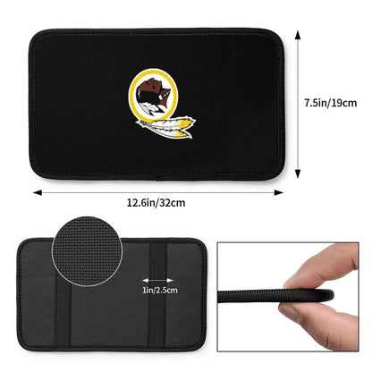 Car armrest box pad Washington Commanders 2 Printed center armrest box pad protective pad