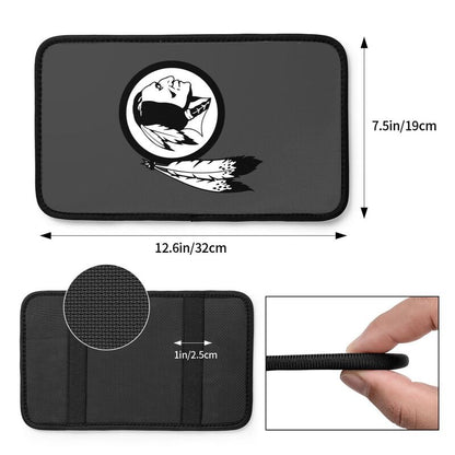 Car armrest box pad Washington Commanders 4 Printed central armrest box pad protective pad