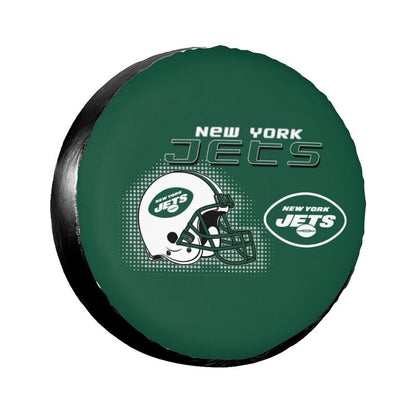 New York Jets Print car tire protection cover car spare tire dust protection covers