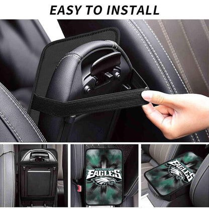 Philadelphia Eagles Printed car center armrest box pad anti slip pad