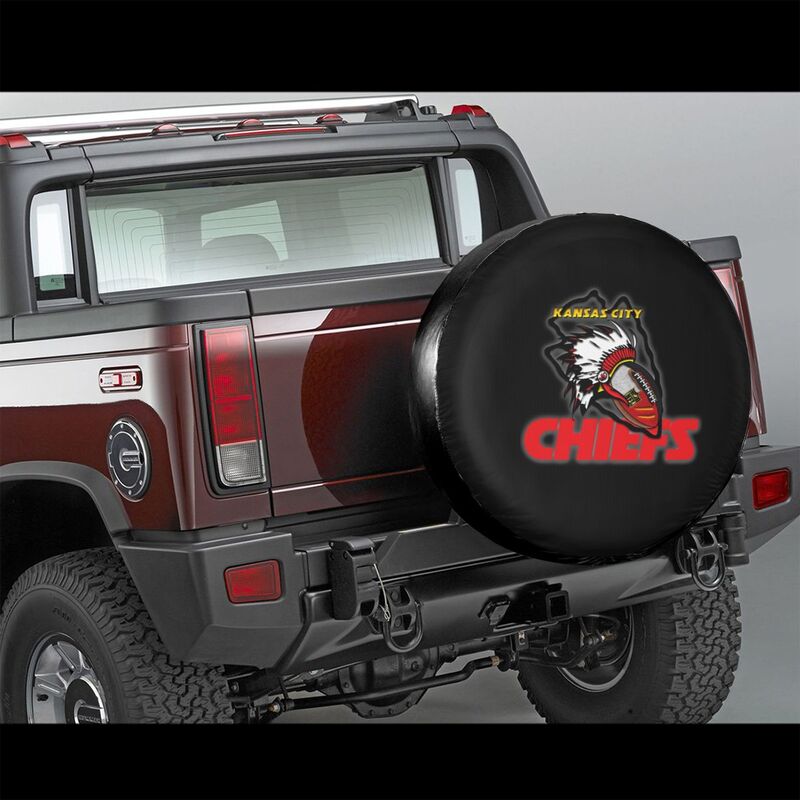 Kansas City Chiefs Printing tire protection cover car sun protection tire protection covers