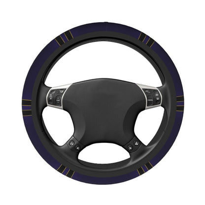 Baltimore Ravens Printed breathable elastic steering wheel cover anti slip cover