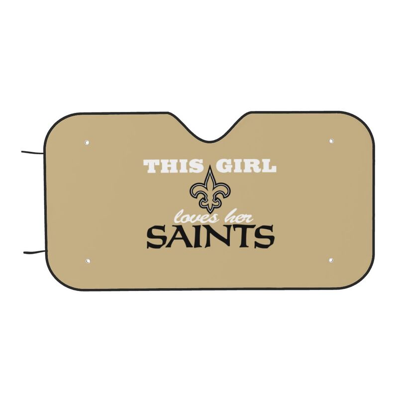 New Orleans Saints Printing multi size car front windshield sunshade car windshield sunshade