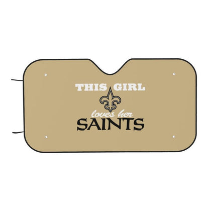 New Orleans Saints Printing multi size car front windshield sunshade car windshield sunshade