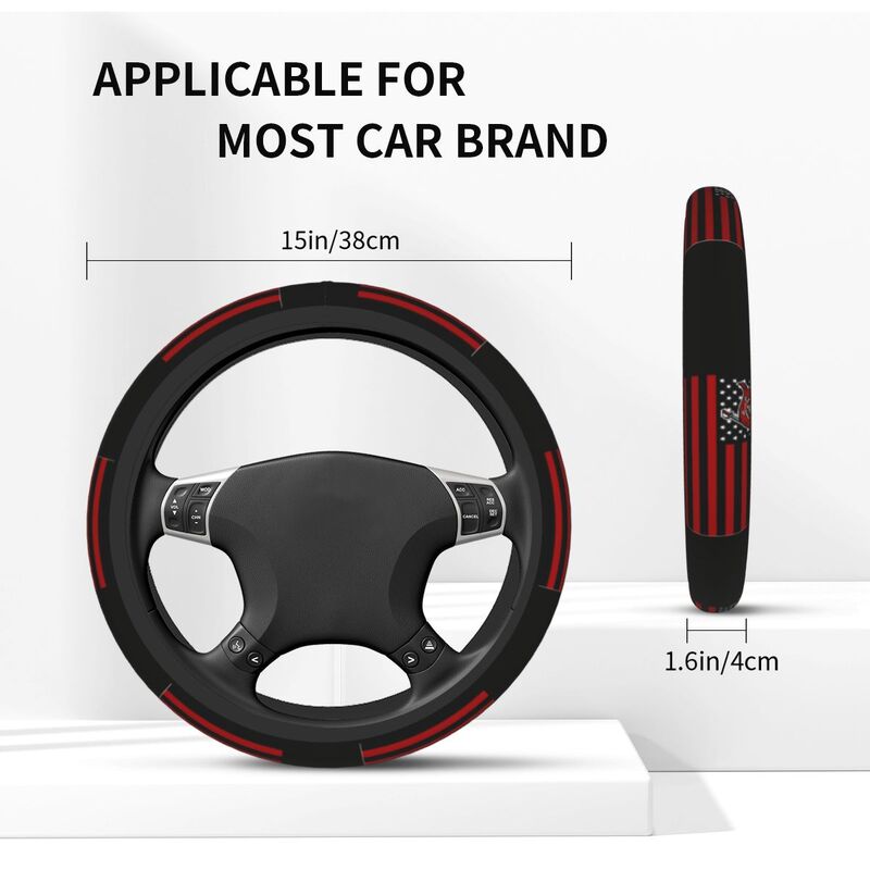 Tampa Bay Buccaneers Printed car protective cover elastic steering wheel cover
