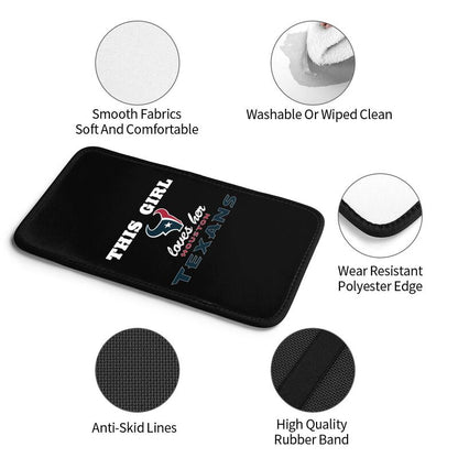 Houston Texans Printing car center console pad car armrest protective cover