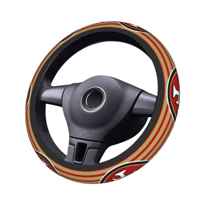 San Francisco 49ers 7 Printed breathable elastic steering wheel anti slip cover
