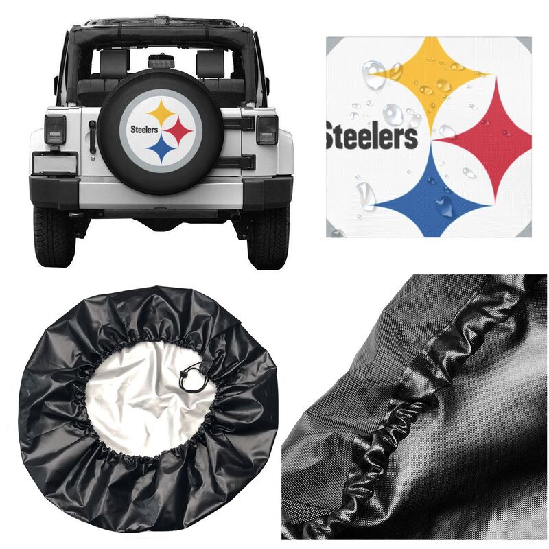 Pittsburgh Steelers Printed tire protection cover car spare tire dust protection cover