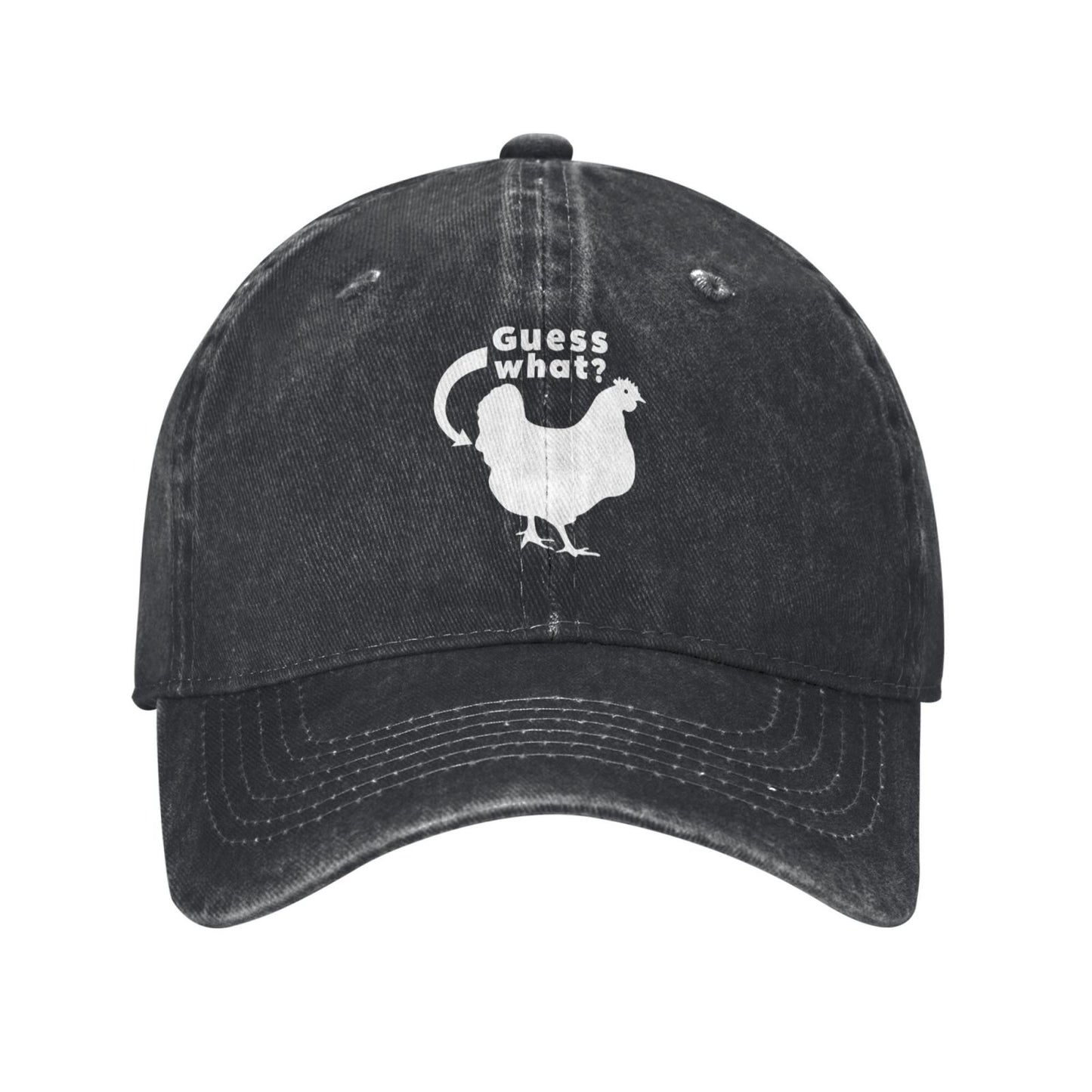 Guess What Chicken Printed unisex baseball cap adjustable cap outdoor sun hats trucker hat