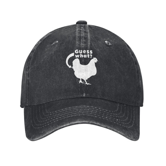 Guess What Chicken Printed unisex baseball cap adjustable cap outdoor sun hats trucker hat