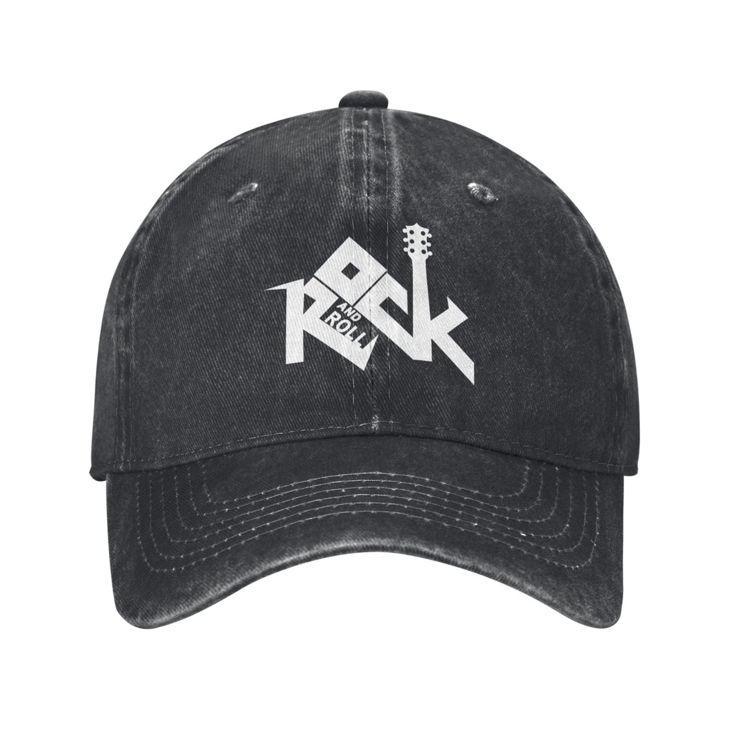 Rock And Roll Printed unisex baseball cap adjustable cap outdoor sun hats trucker hat